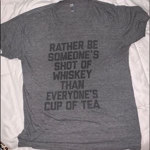 SHOT OF WHISKEY 🥃 TEE COMFY LOTS OF WEAR LEFT